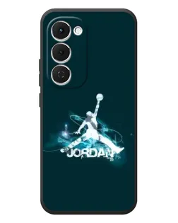 Чехол для TECNO Spark 40 Pro Plus с картинкой «Jordan Blue Fire»