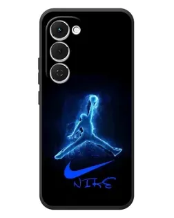 Чехол для TECNO Spark 40 Pro Plus с картинкой «Jordan Neon Blue»
