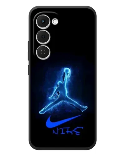 Чехол для TECNO Spark 40 Pro Plus с картинкой «Jordan Neon Blue»