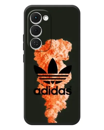 Чехол для TECNO Spark 40 Pro Plus с картинкой «Оранжевый дым Adidas» Чехол для TECNO Spark 40 Pro Plus с картинкой «Оранжевый дым Adidas»