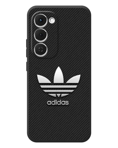 Чехол для TECNO Spark 40 Pro Plus с картинкой «Adidas Карбоновая текстура» Чехол для TECNO Spark 40 Pro Plus с картинкой «Adidas Карбоновая текстура»
