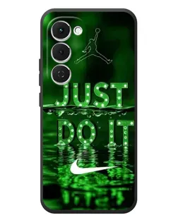 Чехол для TECNO Spark 40 Pro Plus с картинкой «Зеленый неоновый Nike»