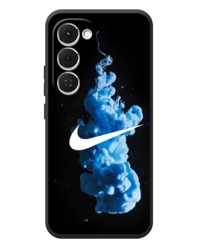 Чехол для TECNO Spark 40 Pro Plus с картинкой «Nike и синий дым» Чехол для TECNO Spark 40 Pro Plus с картинкой «Nike и синий дым»