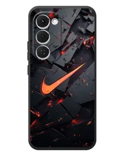Чехол для TECNO Spark 40 Pro Plus с картинкой «Nike — эффект разломов»