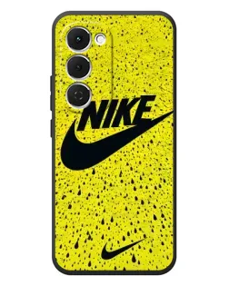 Чехол для TECNO Spark 40 Pro Plus с картинкой «Желтый текстурный Nike»