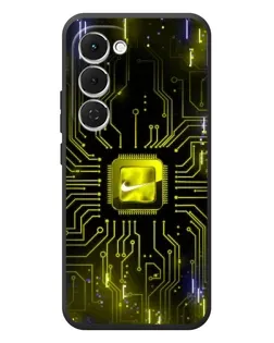 Чехол для TECNO Spark 40 Pro Plus с картинкой «Nike — золотая искра»