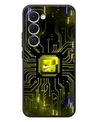Чехол для TECNO Spark 40 Pro Plus с картинкой «Nike — золотая искра» Чехол для TECNO Spark 40 Pro Plus с картинкой «Nike — золотая искра»