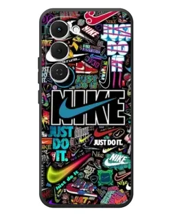 Чохол для TECNO Spark 40 Pro Plus з картинкою «Яскравий колаж Nike»