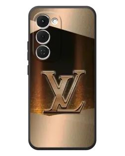 Чехол для TECNO Spark 40 Pro Plus с картинкой «LV — золотое сияние»