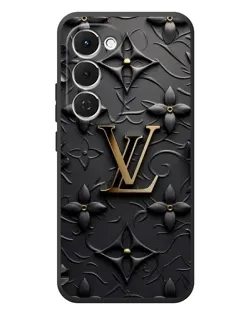Чехол для TECNO Spark 40 Pro Plus с картинкой «Кожаная текстура LV»