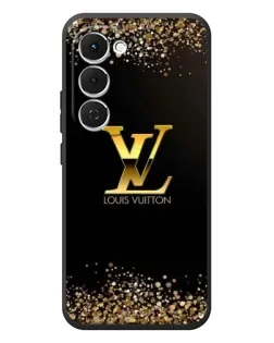Чехол для TECNO Spark 40 Pro Plus с картинкой «LV — золотые искры»
