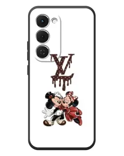 Чехол для TECNO Spark 40 Pro Plus с картинкой «LV и Микки Маус»