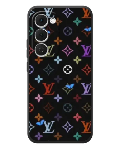 Чехол для TECNO Spark 40 Pro Plus с картинкой «Цветная монограмма LV» Чехол для TECNO Spark 40 Pro Plus с картинкой «Цветная монограмма LV»