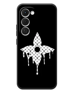 Чехол для TECNO Spark 40 Pro Plus с картинкой «Цветочная монограмма»