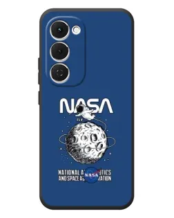 Чехол для TECNO Spark 40 Pro Plus с картинкой «NASA — лунная миссия»