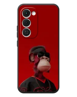 Чехол для TECNO Spark 40 Pro Plus с картинкой «Bored Ape в красном» Чехол для TECNO Spark 40 Pro Plus с картинкой «Bored Ape в красном»