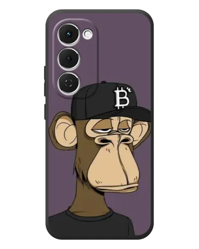 Чехол для TECNO Spark 40 Pro Plus с картинкой «Bored Ape в кепке»