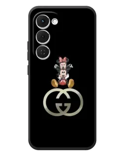 Чехол для TECNO Spark 40 Pro Plus с картинкой «Минни Маус на лого»