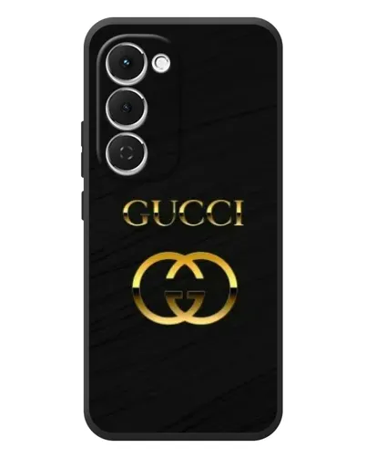 Чехол для TECNO Spark 40 Pro Plus с картинкой «Золотой логотип Gucci» Чехол для TECNO Spark 40 Pro Plus с картинкой «Золотой логотип Gucci»