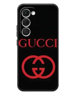 Чехол для TECNO Spark 40 Pro Plus с картинкой «Gucci — красный логотип»
