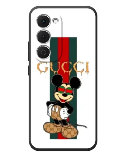 Чехол для TECNO Spark 40 Pro Plus с картинкой «Микки Маус Gucci — полосы» Чехол для TECNO Spark 40 Pro Plus с картинкой «Микки Маус Gucci — полосы»