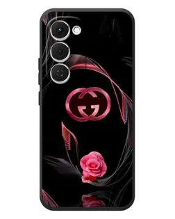 Чехол для TECNO Spark 40 Pro Plus с картинкой «Gucci — неоновая роза»