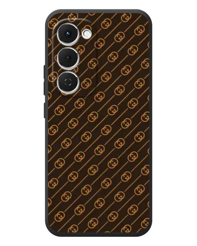 Чехол для TECNO Spark 40 Pro Plus с картинкой «Gucci — золотые диагонали» Чехол для TECNO Spark 40 Pro Plus с картинкой «Gucci — золотые диагонали»