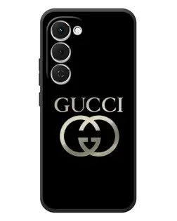 Чохол для TECNO Spark 40 Pro Plus з картинкою «Gucci — золото на чорному»