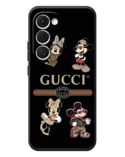Чохол для TECNO Spark 40 Pro Plus з картинкою «Gucci — герої Disney та монограма»