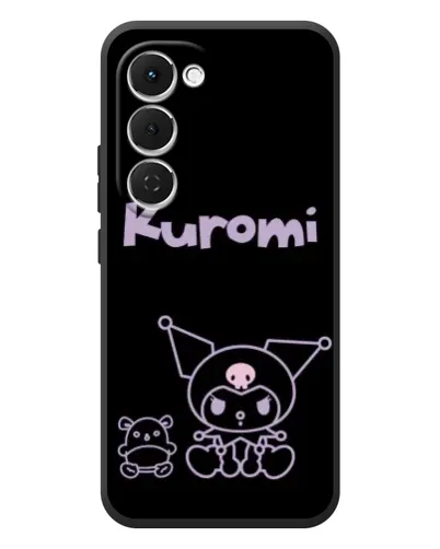 Чехол для TECNO Spark 40 Pro Plus с картинкой «Kuromi — черный минимализм»