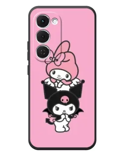 Чехол для TECNO Spark 40 Pro Plus с картинкой «My Melody и Kuromi» Чехол для TECNO Spark 40 Pro Plus с картинкой «My Melody и Kuromi»