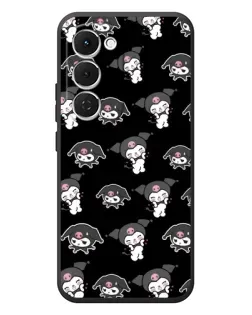 Чехол для TECNO Spark 40 Pro Plus с картинкой «Черный паттерн Kuromi» Чехол для TECNO Spark 40 Pro Plus с картинкой «Черный паттерн Kuromi»