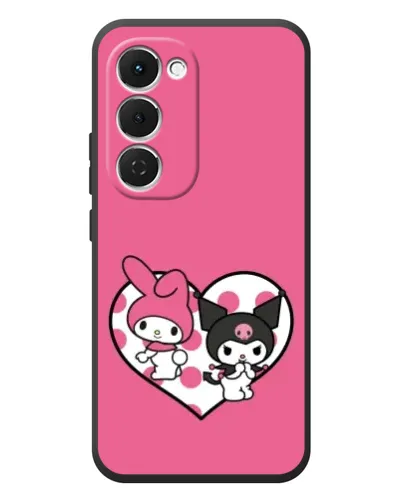 Чехол для TECNO Spark 40 Pro Plus с картинкой «Kuromi и My Melody»
