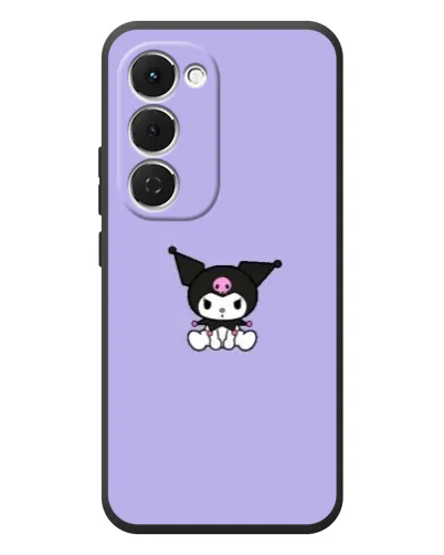 Чехол для TECNO Spark 40 Pro Plus с картинкой «Kuromi — фиолетовый минимализм»