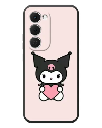 Чехол для TECNO Spark 40 Pro Plus с картинкой «Kuromi и сердце»
