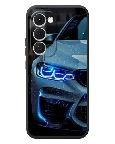 Чехол для TECNO Spark 40 Pro Plus с картинкой «Взгляд BMW с синими фарами» Чехол для TECNO Spark 40 Pro Plus с картинкой «Взгляд BMW с синими фарами»