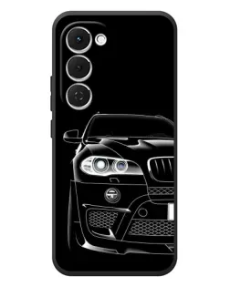 Чехол для TECNO Spark 40 Pro Plus с картинкой «Темный силуэт BMW»