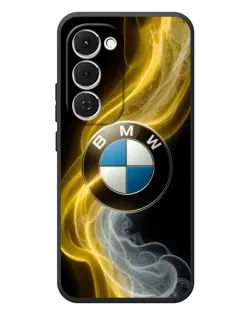 Чехол для TECNO Spark 40 Pro Plus с картинкой «Золотистый дым BMW»