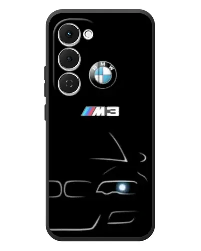 Чехол для TECNO Spark 40 Pro Plus с картинкой «Минималистичный принт BMW M3» Чехол для TECNO Spark 40 Pro Plus с картинкой «Минималистичный принт BMW M3»