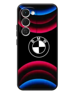 Чехол для TECNO Spark 40 Pro Plus с картинкой «Логотип BMW и неоновые дуги»
