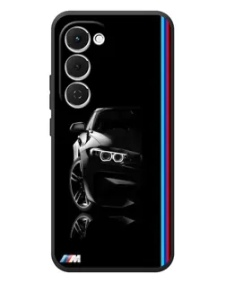Чехол для TECNO Spark 40 Pro Plus с картинкой «Силуэт BMW в темноте»