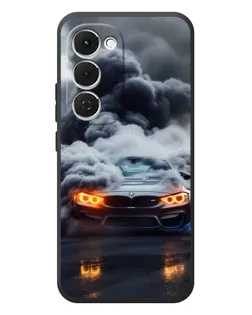 Чехол для TECNO Spark 40 Pro Plus с картинкой «BMW в дыму»