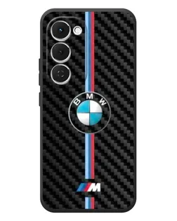 Чехол для TECNO Spark 40 Pro Plus с картинкой «Эмблема BMW и карбон»