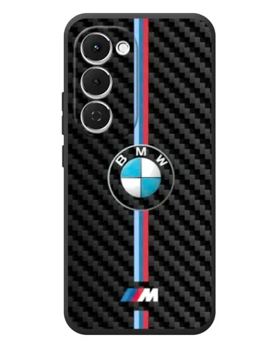 Чехол для TECNO Spark 40 Pro Plus с картинкой «Эмблема BMW и карбон» Чехол для TECNO Spark 40 Pro Plus с картинкой «Эмблема BMW и карбон»