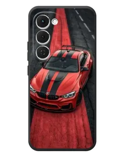 Чехол для TECNO Spark 40 Pro Plus с картинкой «BMW на красной дорожке»