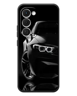 Чохол для TECNO Spark 40 Pro Plus з картинкою «Чорна BMW — профіль»