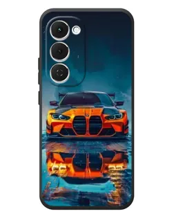 Чохол для TECNO Spark 40 Pro Plus з картинкою «BMW — золота емблема»