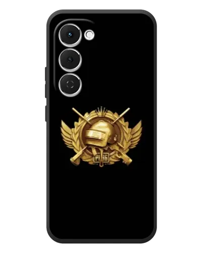 Чехол для TECNO Spark 40 Pro Plus с картинкой «PUBG — оранжевый градиент»