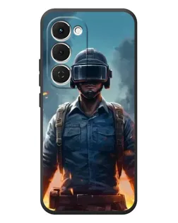 Чехол для TECNO Spark 40 Pro Plus с картинкой «PUBG — реалистичный герой»
