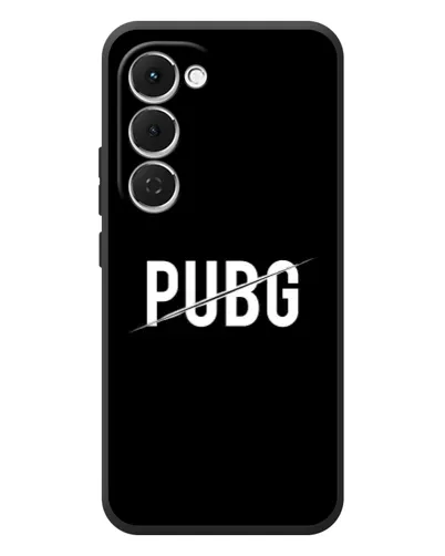 Чехол для TECNO Spark 40 Pro Plus с картинкой «PUBG — белый логотип»